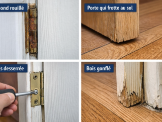 Réparer une porte qui grince ou qui frotte